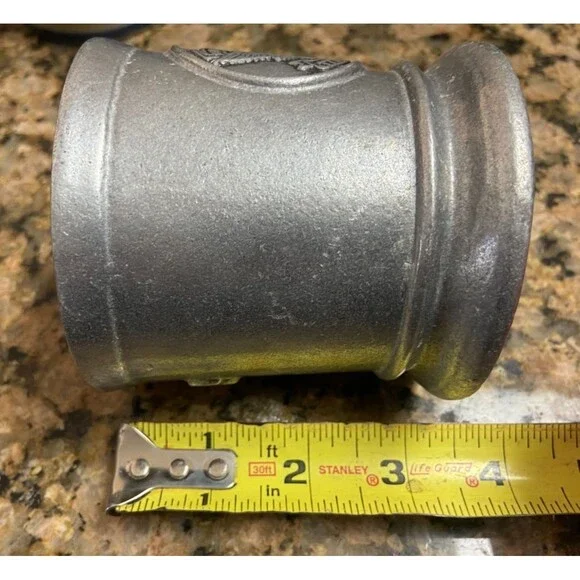 Vintage US Bicentennial Pewter Metal 1976 Coffee Mug Rare Patriotic USA Eagle 70 - Picture 4 of 4